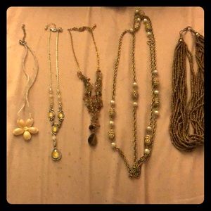 Necklace lot